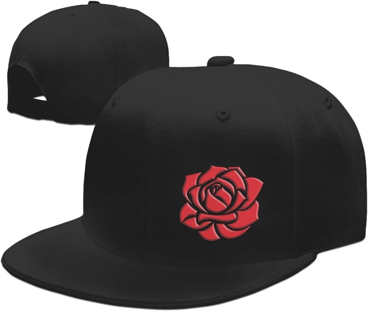 24K Galaxy Rose Snapback Hat - Black Base