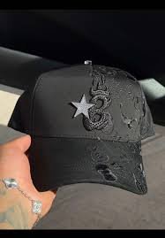 Barbas Hats B-Star Graffiti black premium snapback with star embroidery and adjustable fit for urban fashion enthusiasts