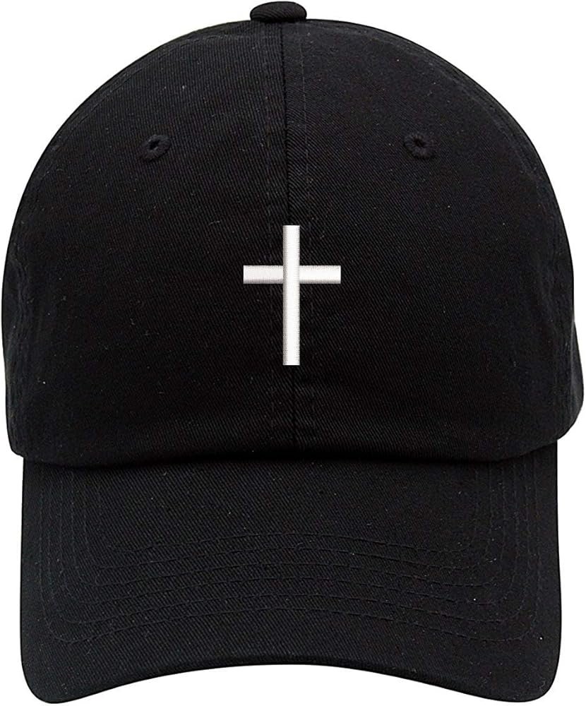 Embroidered Cross Baseball Cap