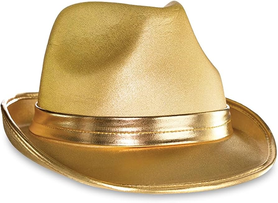 Luxury Gold Star Fedora