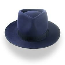 Midnight Rebel Leather Fedora